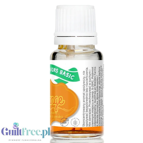 Funky Flavors Basic Orange 10ml - pomarańczowe kropelki aromatyczne do żywności, bez cukru i bez tłuszczu