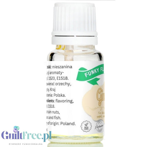Funky Flavors Basic Ginger 10ml - ginger flavoring drops without sugar, calories or sweeteners