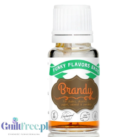 Funky Flavors Basic Brandy 10ml - płynny aromat w kropelkach, bez cukru, tłuszczu i kalorii