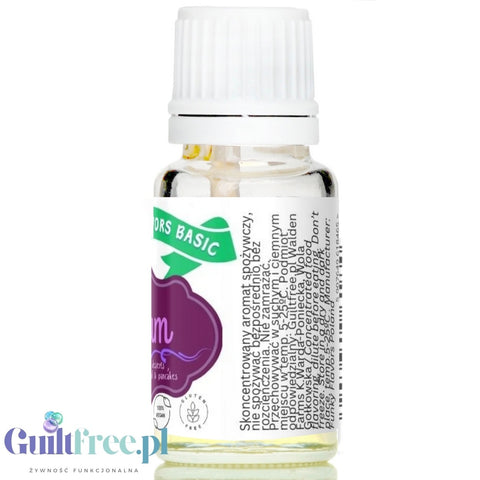 Funky Flavors Basic Plum 10ml - śliwkowe kropelki aromatyzujące bez cukru, tłuszczu i słodzików