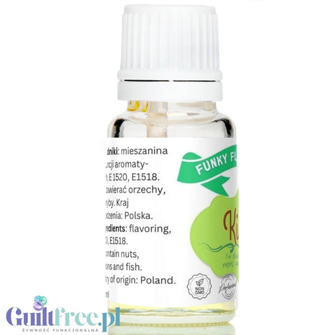 Funky Flavors Basic Kiwi 10ml - kropelki aromatyzujące bez cukru, słodzików i kalorii