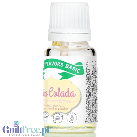 Funky Flavors Basic Piña Colada 10ml - kropelki aromatyzujące bez cukru, słodzików i kalorii