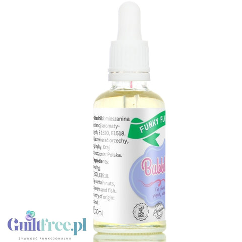 Funky Flavors Basic Bubble Gum 30ml - Guma balonowa - kropelki aromatyczne bez cukru, słodzików i kalorii