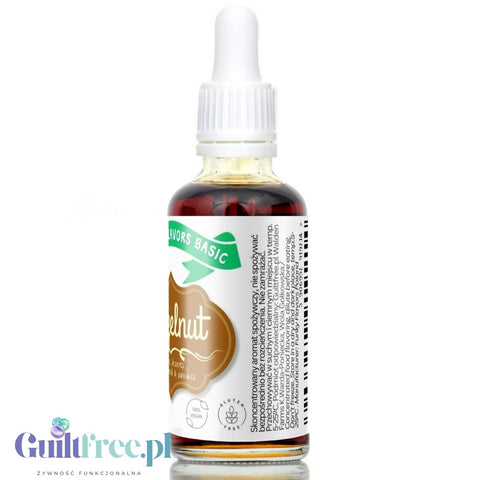 Funky Flavors Basic Hazelnut 30ml - Orzechy Laskowy - kropelki aromatyczne bez cukru, słodzików i kalorii