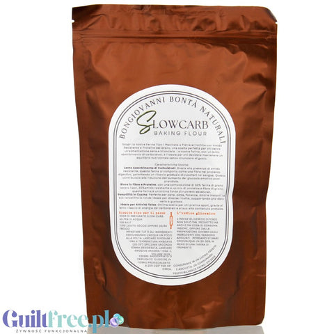 SlowCarb Baking Flour - błonnikowa keto mąka niskowęglowodanowa 55% mniej kcal