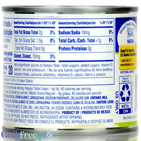Nestlé Media Crema Lite - thick cream with 50% reduced fat content