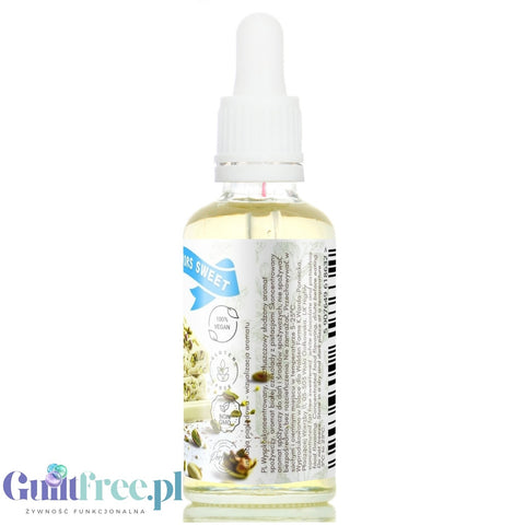 Funky Flavors Sweet Pistachio White Chocolate - słodkie kropelki smakowe bez cukru i kalorii