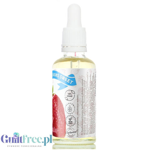 Funky Flavors Sweet Simply Strawberry - słodkie truskawkowe kropelki aromatyzujące bez cukru, tłuszczu i kalorii