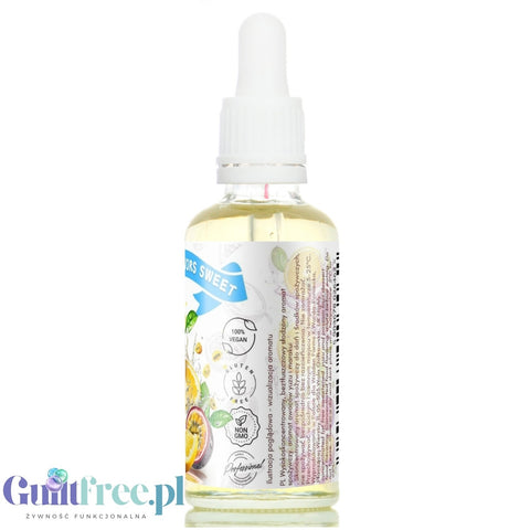 Funky Flavors Sweet Yuzu & Passion Fruit - słodzony aromat  egzotycznych owoców bez tłuszczu i kalorii