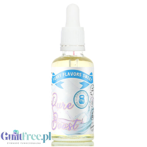 Funky Flavors Sweet Pure Boost - 350 x słodsze od cukru kropelki słodzące bez cukru i kalorii unikatowa formuła