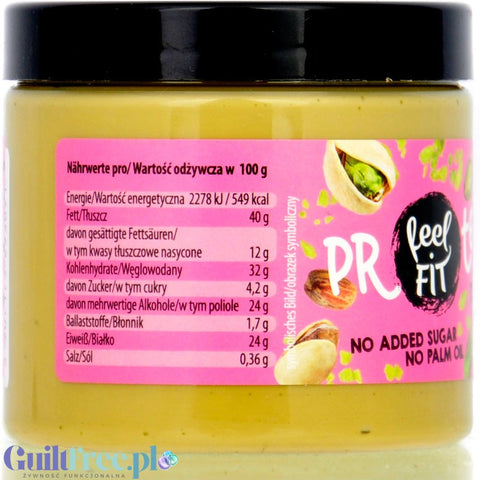 FeelFIT Protein Pistachio - protein pistachio cream 24% protein, without palm oil and sugar