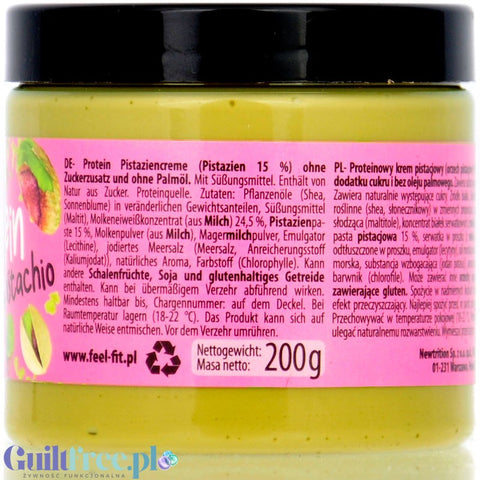 FeelFIT Protein Pistachio - protein pistachio cream 24% protein, without palm oil and sugar