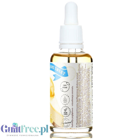 Funky Flavors Sweet Lemon Cheesecake - smakowe kropelki słodzące bez cukru i kalorii, smak Sernika Cytrynowego