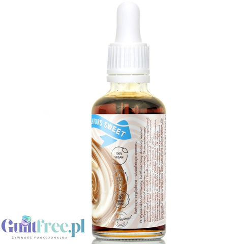 Funky Flavors Sweet Vanilla Caramel Swirl - słodkie kropelki waniliowo-karmelowe bez tłuszczu i kalorii