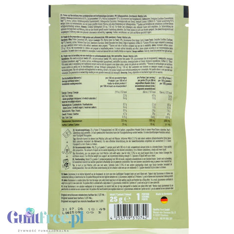 More Nutrition Protein Iced Matcha Latte 25g - protein matcha green tea without sugar 20g protein