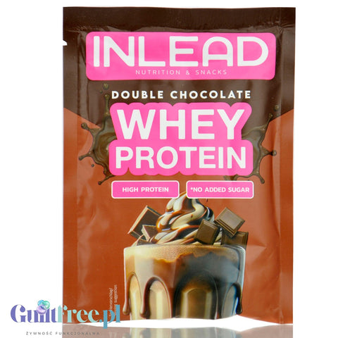 Inlead Whey Protein Double Chocolate - czekoladowa odżywka białkowa w saszetce WPC WPI