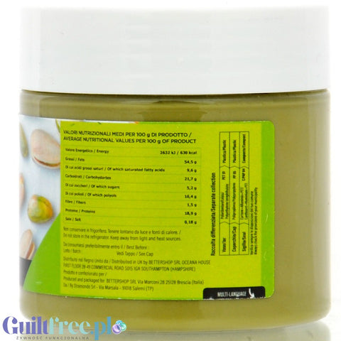 EATalian Crema al Pistacchio Proteico - proteinowy krem pistacjowy bez dodatku cukru z ksylitolem