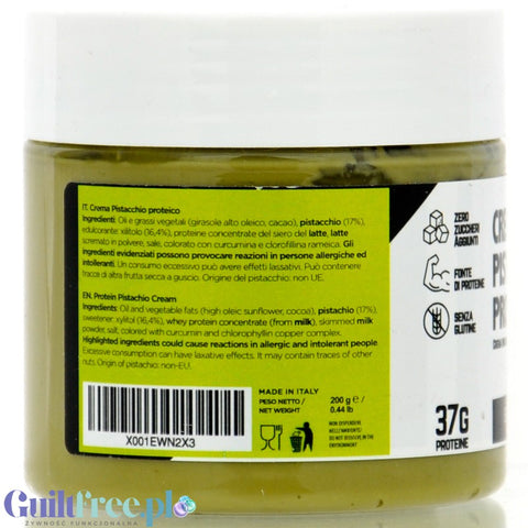 EATalian Crema al Pistacchio Proteico - proteinowy krem pistacjowy bez dodatku cukru z ksylitolem