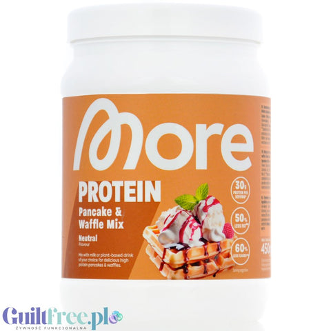 More Nutrition Protein Pancake & Waffle Mix Neutral - pancake and waffle mix.
