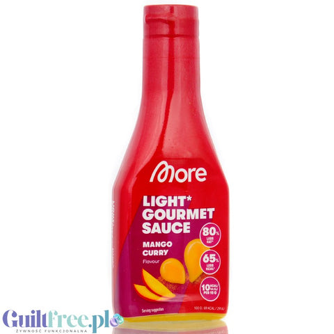 More Nutrition Light Gourmet Sauce, Mango Curry - tajski sos do burgerów i sałatek 65% mniej kalorii