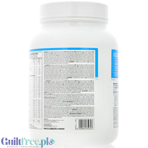 USN DietFuel Protein Meal Replacement Shake, Vanilla Cream 1kg