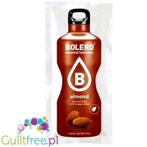 Bolero Instant Fruit Flavored Drink with sweeteners, Almond