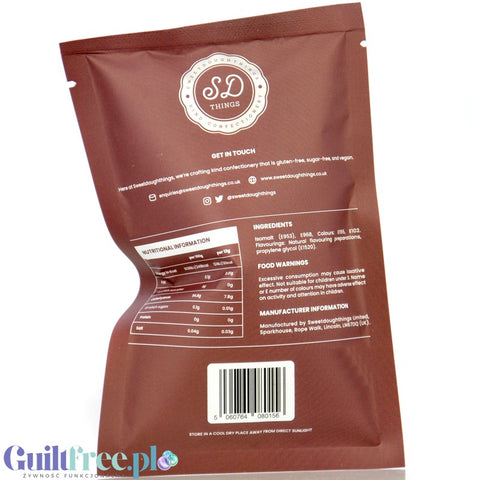 SweetDoughThings Candy Floss Chocolate - wegańska wata (BEZ)cukrowa o smaku czekoladowym 30kcal