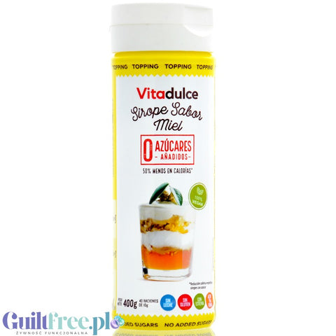 VitaDulce Sabor Miel - ultra gęsta wegańska polewa bez cukru o smaku miodu 50% mniej kalorii