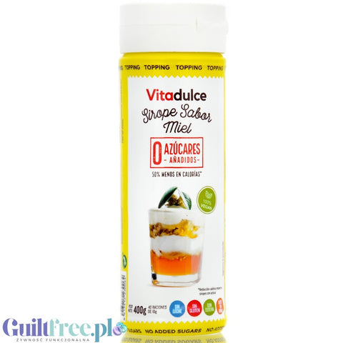 VitaDulce Sabor Miel - ultra gęsta wegańska polewa bez cukru o smaku miodu 50% mniej kalorii