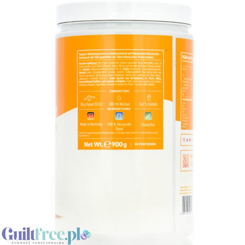 Rocka Nutrition Protein Shake Mandarin Cheesecake 0,9kg - wegańska odżywka białkowa 4 źródła białka