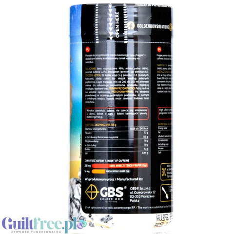 GBS Angel's Touch Frappe Smak Lodów z Czekoladą Dubajską - kawa rozpuszczalna o podwyższonej zawartości kofeiny