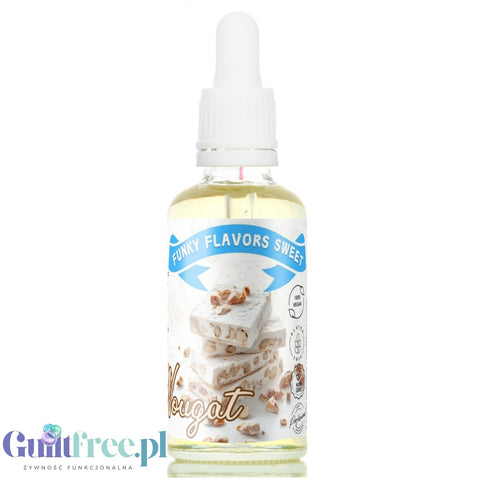 Funky Flavors Sweet Nutty Nougat - słodkie nugatowe kropelki smakowe bez cukru i kalorii