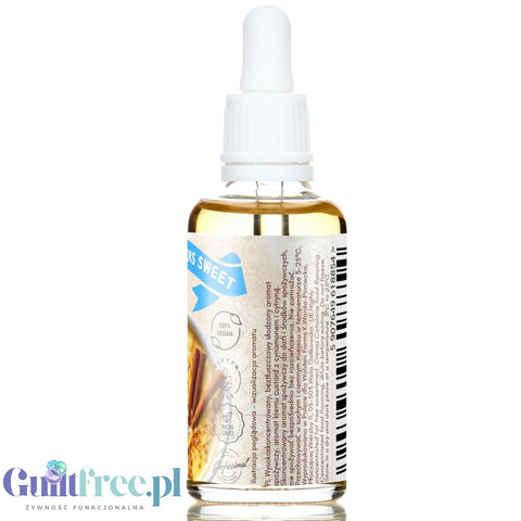 Funky Flavors Sweet Crema Catalana - słodkie kropelki bez cukru i kalorii o smaku kremu katalońskiego