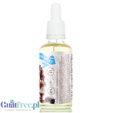 Funky Flavors Sweet Eton Mess - słodkie kropelki smakowe bez cukru i kalorii, smak Deseru bezowego z owocami