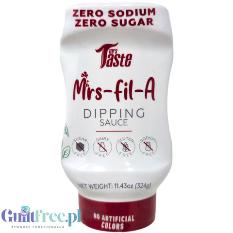 Mrs Taste Zero Sugar Mrs fil-A Dipping Sauce - pikantny dip do mięs i warzyw bez cukru i sodu