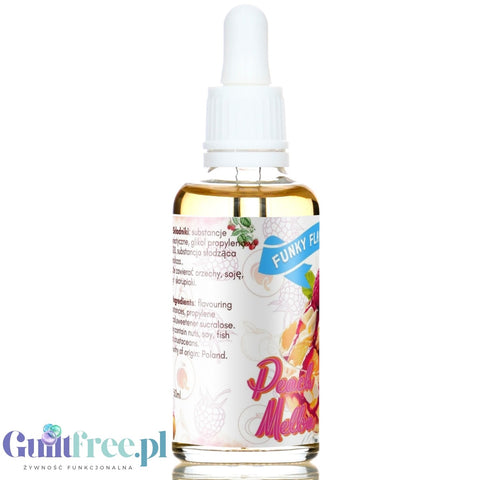 Funky Flavors Sweet Peach Melba - słodkie kropelki smakowe bez cukru i kalorii