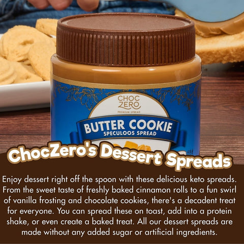 Choc Zero Keto Cookie Butter Spread - keto Speculoos copycat