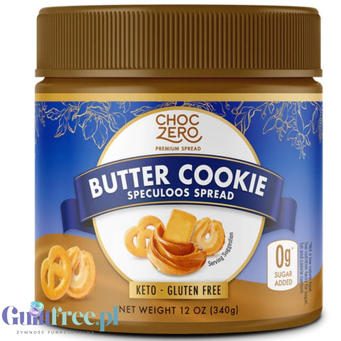 Choc Zero Keto Cookie Butter Spread - keto krem a la Speculoos z monkfruit