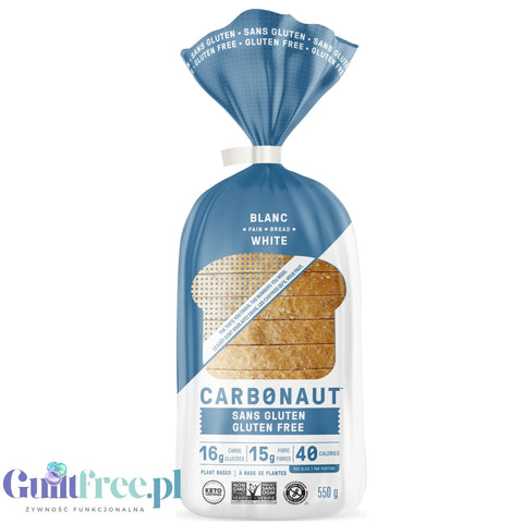 Carbonaut Low Carb White Bread Gluten Free - gluten free KETO white bread 1g of carbohydrates per slice