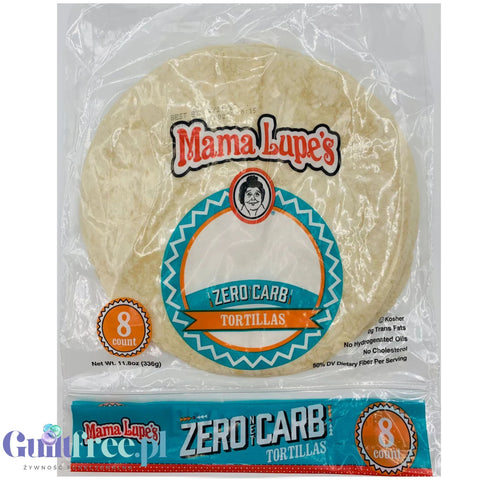 Mama Lupe's Zero Net Carb Tortillas - błonnikowe tortille bez węglowodanów 65 kcal