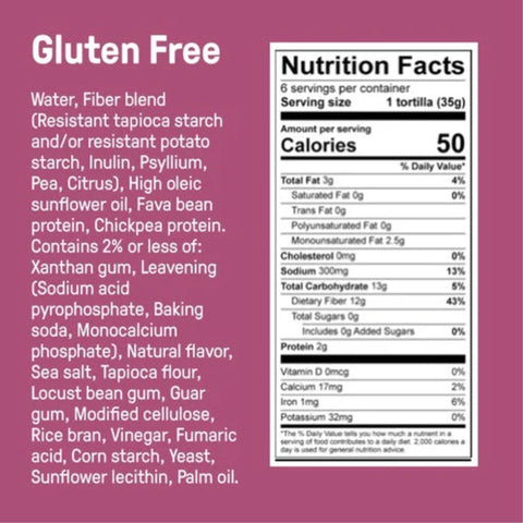 Carbonaut Low Carb Gluten Free Tortillas - gluten free low carb keto tortillas 50kcal