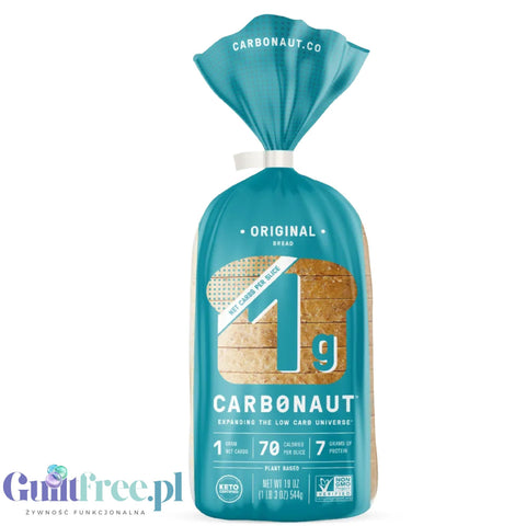 Carbonaut Low Carb Original Bread - keto bread, only 1g of carbohydrates per slice