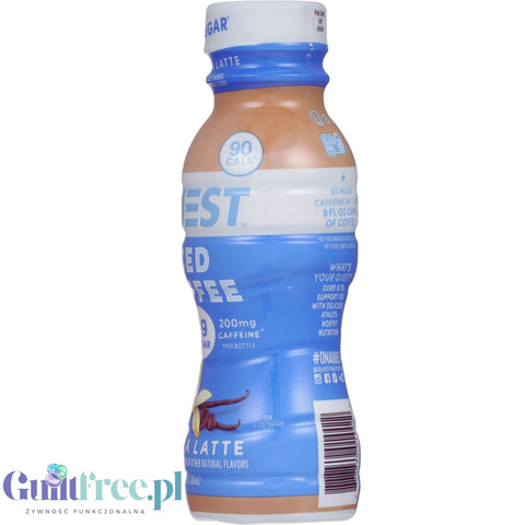 Quest Iced Coffee Vanilla Latte RTD - proteinowa waniliowa kawa mrożona 90kcal, bez cukru