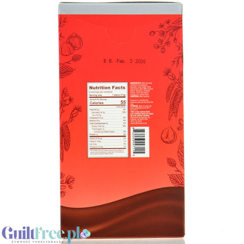 Choc Zero Keto Bark, Milk Chocolate & Hazelnuts - keto milk chocolate without sugar and maltitol with hazelnuts