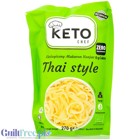 Keto Chef Organic Konjac Thai Style - bio shirataki noodles 9kcal, unscented formula