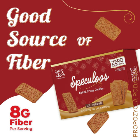 Choc Zero Speculoos Crispy Cookies - keto spice cookies without sugar and maltitol