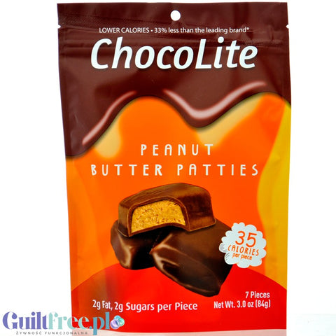 Healthsmart Sweet Nothings Chocolite Peanut Butter Patties - reduced-fat peanut butter chocolates