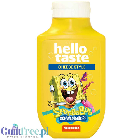 Hellotaste SpongeBob Schwammkopf Cheese Style - wegański niskotłuszczowy sos o smaku serowym
