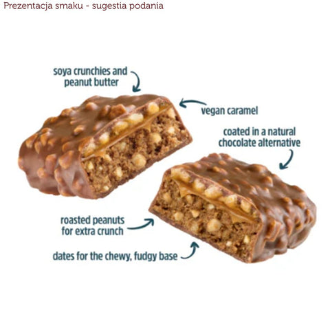 Trek Power Protein Bar Millionaire Shortbread - wegański baton proteinowy 15g białka bez słodzików
