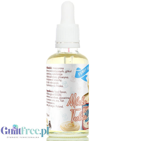 Funky Flavors Sweet Condensed Milk - sweetened, liquid, sugar & fat free food flavoring